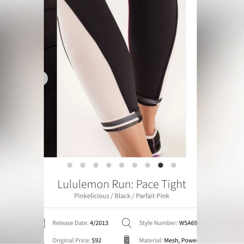 Lululemon Run Pace Leggings - Picture 5 of 8